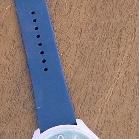 ESQ by Movado One Watch Unisex 42mm Purple Silicone Blue Band ES.50.3.29.569 New main image 7